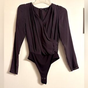 New without tag Express Plum colored bodysuit